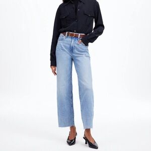 Madewell Perfect Vintage Wide-Leg Crop Jean, Altoona Wash